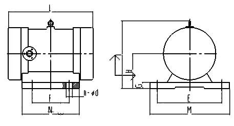 YZU振動(dòng)電機(jī)安裝原理圖